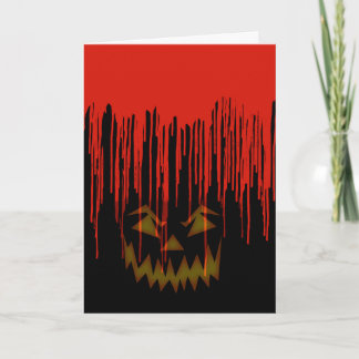 Creepy Dripping Blood Halloween Invitation
