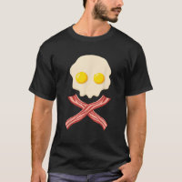 Creepy Egg Bacon Skull Ghost Face Monster Zombie H