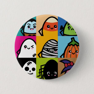 Creepy Eggs Series - Halloween 2 Inch Round Button