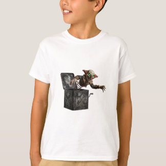 Creepy Evil Jack in the Box Clown Halloween T-Shirt