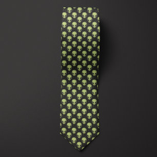 Creepy Extraterrestrial Alien Tie