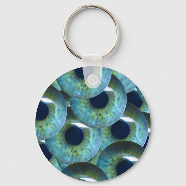 creepy eyeballs keychain (Front)