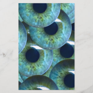 creepy eyeballs stationery