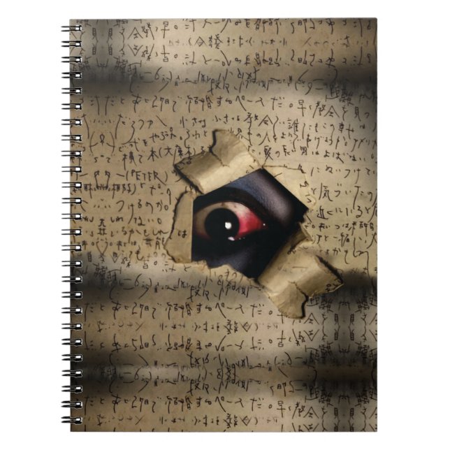 Creepy Eyes V02 Notebook (Front)