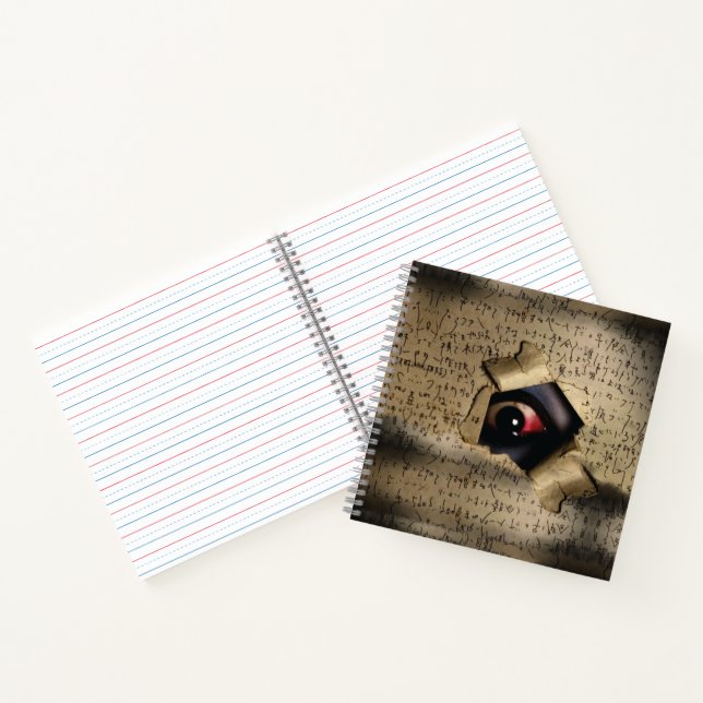 Creepy Eyes V02 Notebook (Inside)