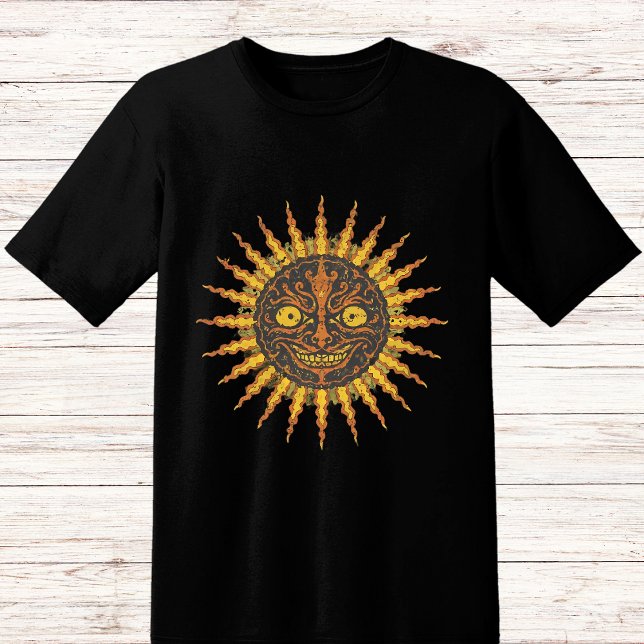 Creepy face smiling sun T-Shirt (Creator Uploaded)