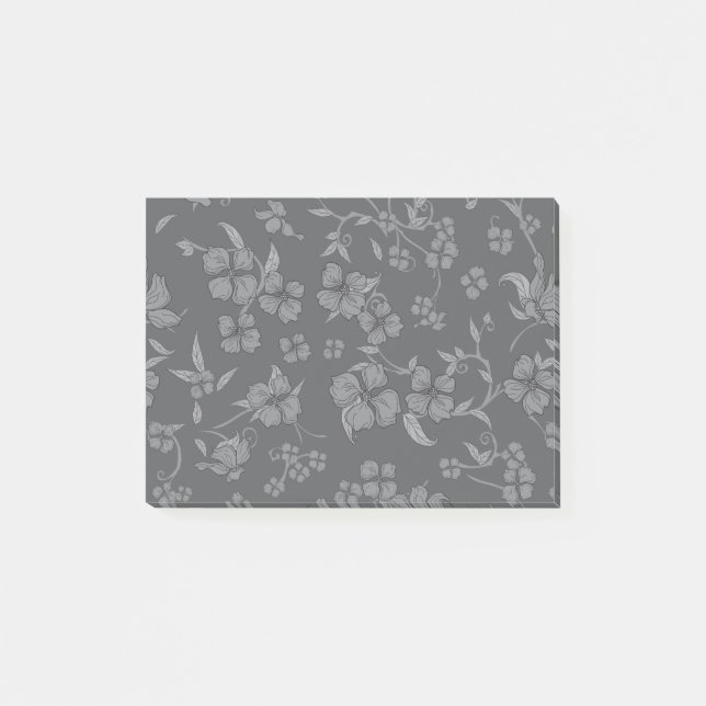 Creepy Flowers Pattern 3 Post-it Notes (Front)