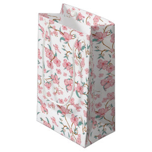 Creepy Flowers Pattern Small Gift Bag