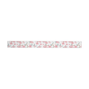 Creepy Flowers Pattern Wrap Around Label