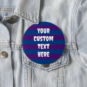 Creepy Font Personalized Pin-On Button