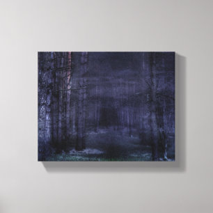 Creepy Forest Canvas Print