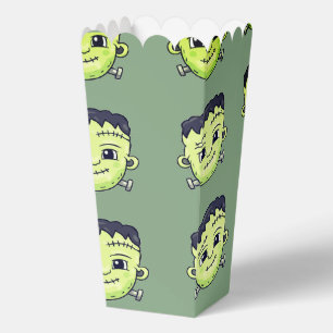 Creepy Frankenstein Head Spooky Halloween Favor Box