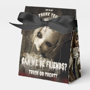 Creepy Friend Spooky Possessed Doll Halloween Favor Box