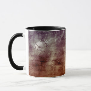 Creepy Full Moon and Bats Pattern Halloween Mug