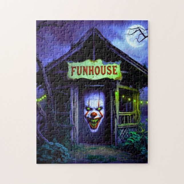 Creepy Funhouse Jigsaw Puzzle (Vertical)