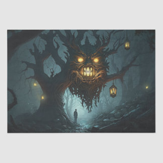 Creepy, Ghoulish, Spooky, Haunted Tree Tissue Paper