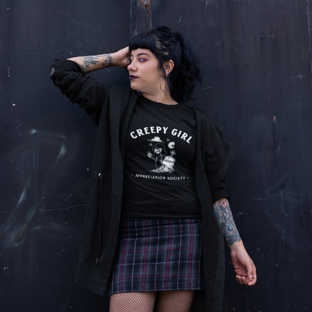 Creepy Girls Appreciation Society Halloween Goth T-Shirt (Creator Uploaded)