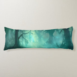 Creepy Green Swamp  Body Pillow