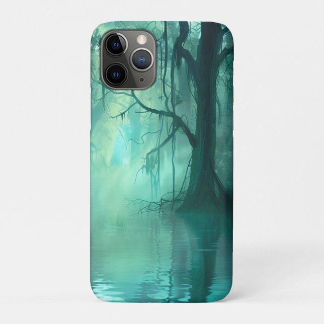 Creepy Green Swamp  Case-Mate iPhone Case (Back)