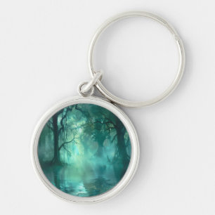 Creepy Green Swamp  Keychain