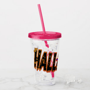 Creepy Halloween Acrylic Tumbler