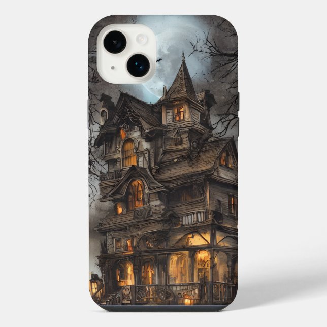 Creepy Halloween-Background iPhone Cases (Back)