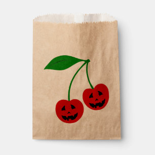 creepy halloween cherry psychobilly rockabilly favour bag