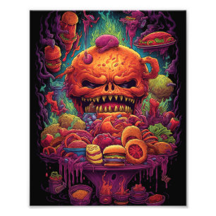 Creepy Halloween Food Photo Print