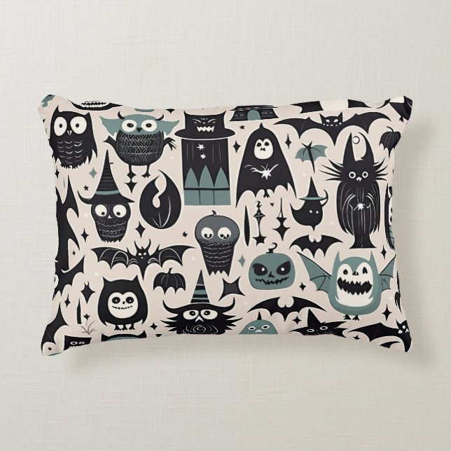 Creepy Halloween Night  Accent Pillow (Front)