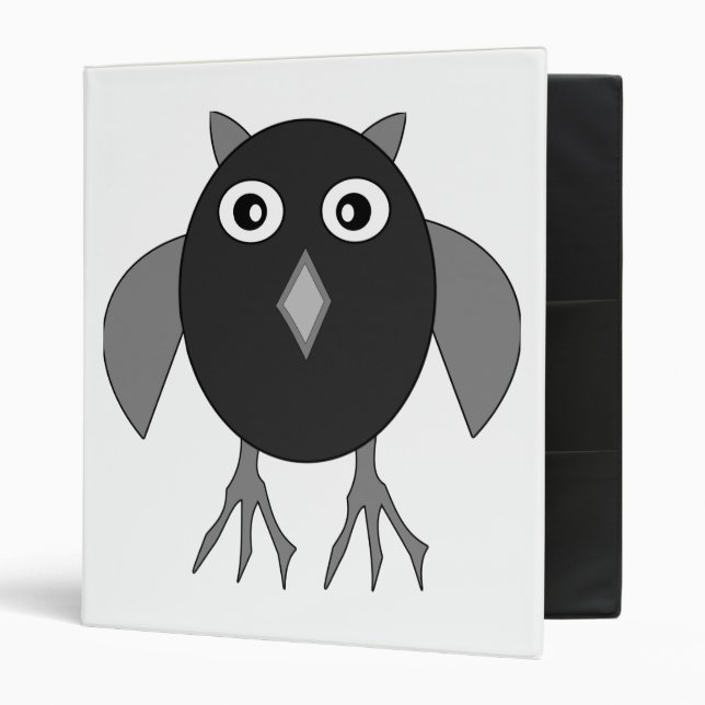 Creepy Halloween Owl Binder (Front/Inside)