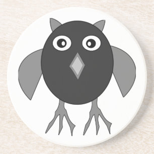 Creepy Halloween Owl Coasters