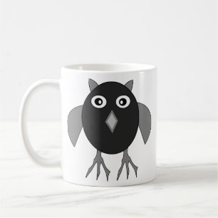 Creepy Halloween Owl Mug