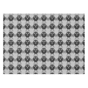 Creepy Halloween Owl Tablecloth