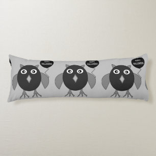 Creepy Halloween Party Owl Body Pillow