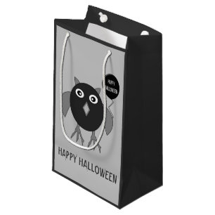 Creepy Halloween Party Owl Custom Gift Bag