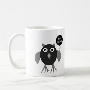 Creepy Halloween Party Owl Mug