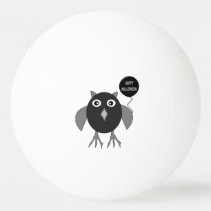 Creepy Halloween Party Owl Ping Pong Ball