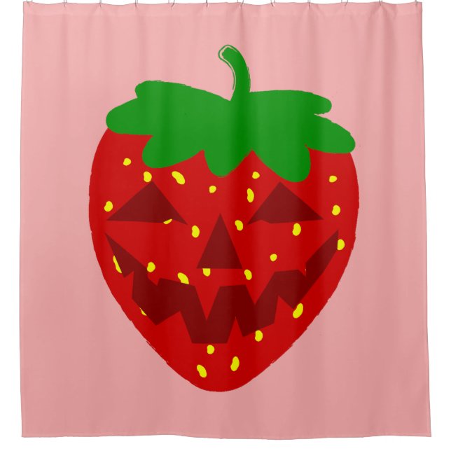 creepy halloween strawberry goth spooky  (Front)