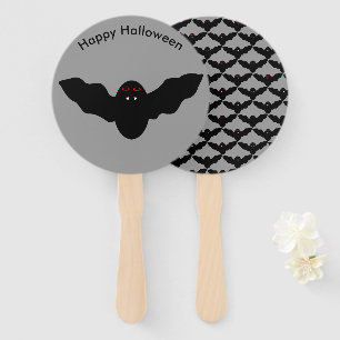 Creepy Halloween Vampire Bat Custom Hand Fan