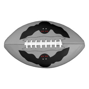 Creepy Halloween Vampire Bat Football