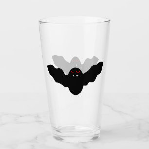 Creepy Halloween Vampire Bat Glass