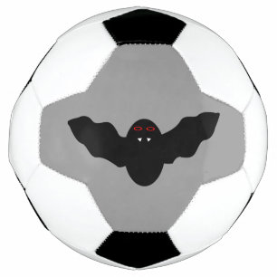 Creepy Halloween Vampire Bat Soccer Ball