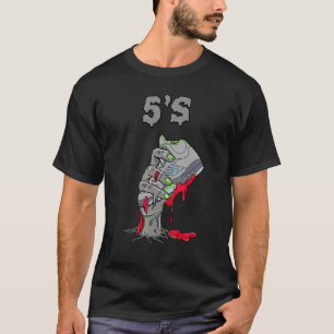 Creepy Hand Retro Green Bean 5s Unisex Matching T-Shirt