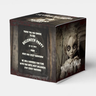 Creepy Haunted Doll Halloween Favour Boxes   Spook