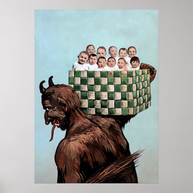 Creepy Krampus Poster (Front)