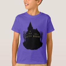 Creepy Mansion in Silhouette