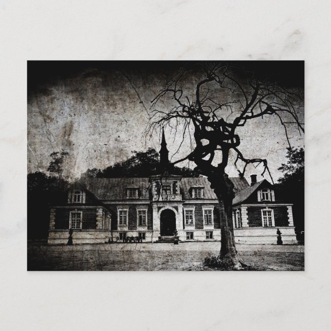 Creepy mansion - Postcard (Front)