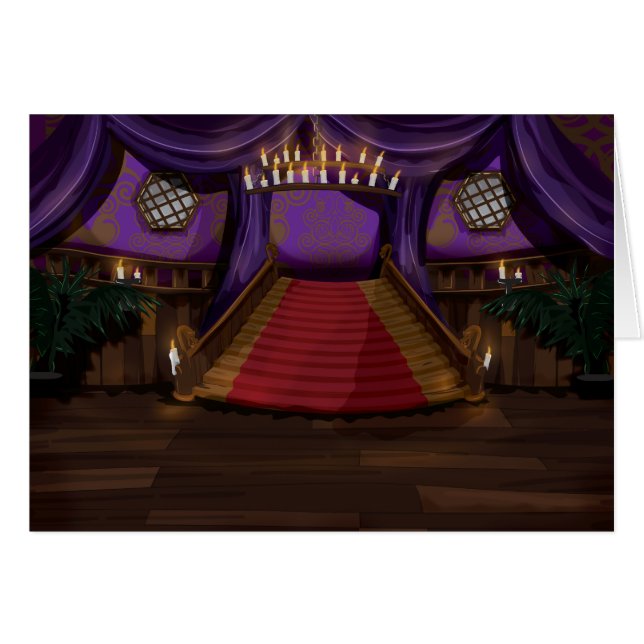 Creepy Mansion Stairway (Front Horizontal)