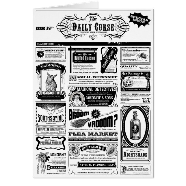 creepy newspaper (Front)