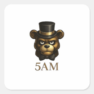 Creepy Night Animatronic Bear Sticker